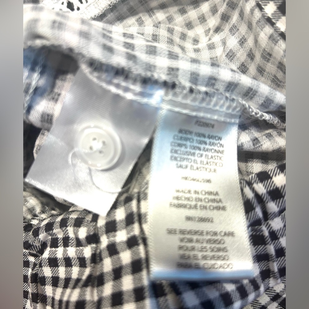 Madden Girl Gingham Crop Top & Tiered Midi Skirt Set – Women’s M - Picture 8 of 8